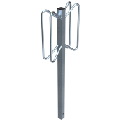 Bicycle rack - Individual stands | Individual stand for casting in concrete | two-side parking